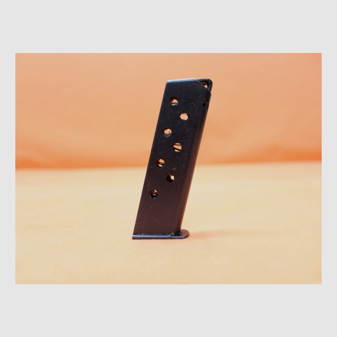 DDR SURPLUS Walther PP: Magazine DDR (without marking) 8-round blued without magazine base 7.65mm Browning