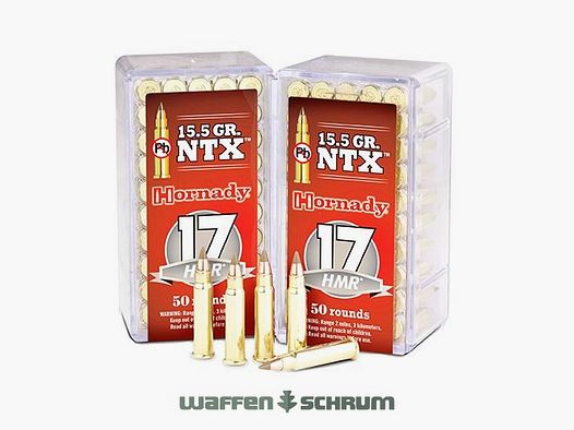 Hornady NTX 1.0g - 15.5gr. .17HMR