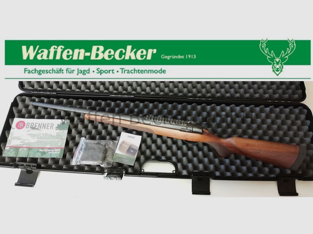 Brenner Brenner BR20 Kal. .308Win. LL:51cm M15x1 mondingsdraad, houten kolf