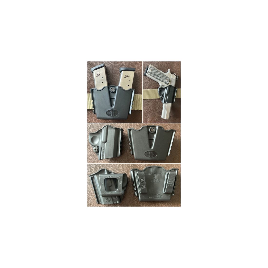 1911 Holster Güterholster rechts & Magazin Holster Double Mag Pouch Springfield Armory