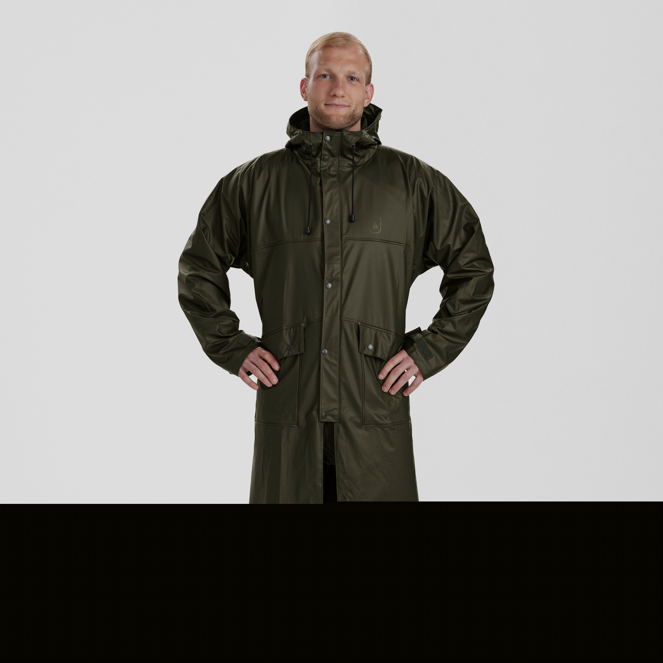 Hurricane Raincoat - Art Green - Size: XL