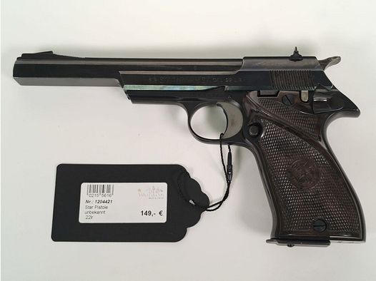 Star .22 lr Pistole mit 15 cm Lauf -