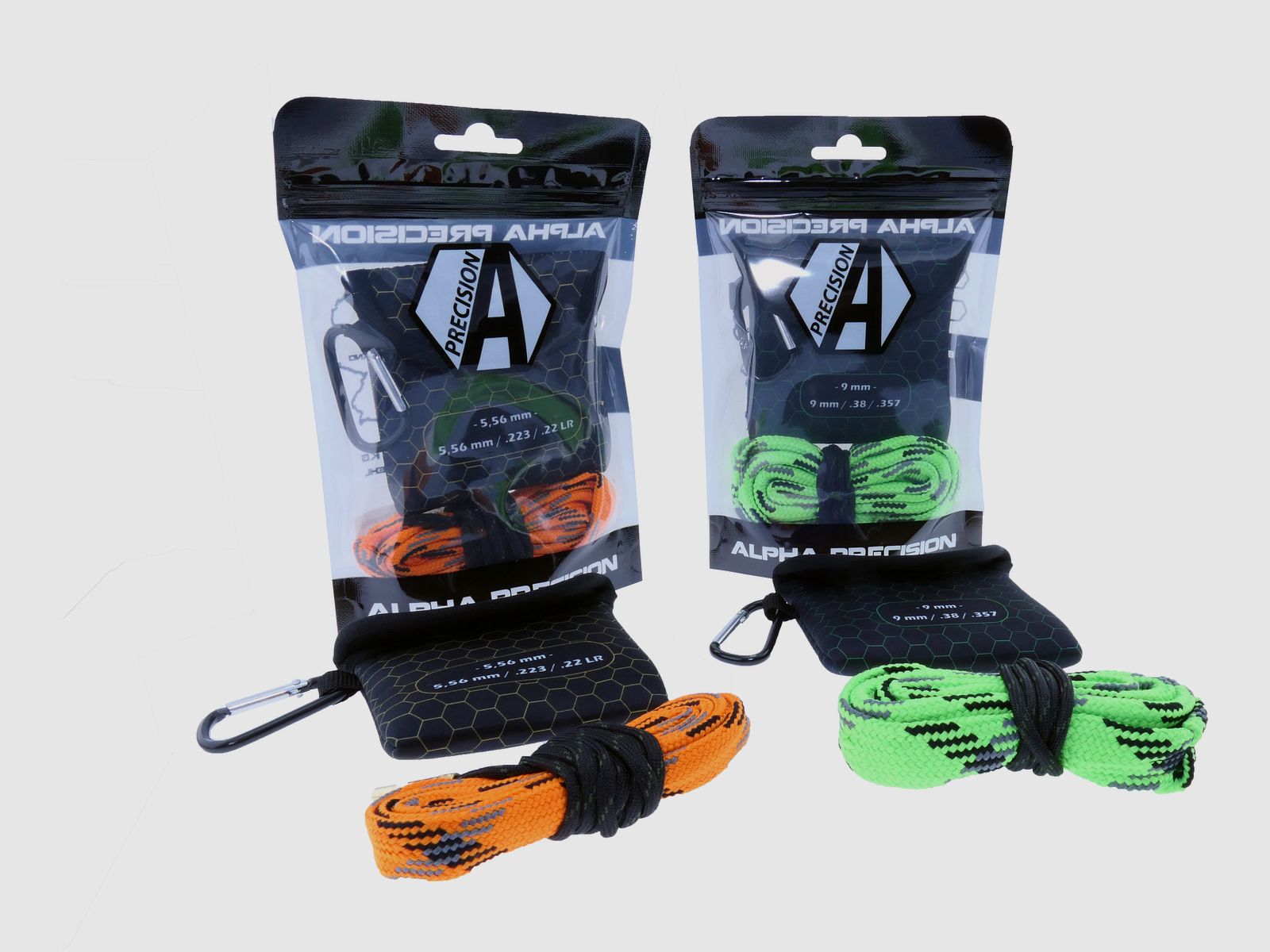 Premium cleaning cord with case - caliber easy to recognize!