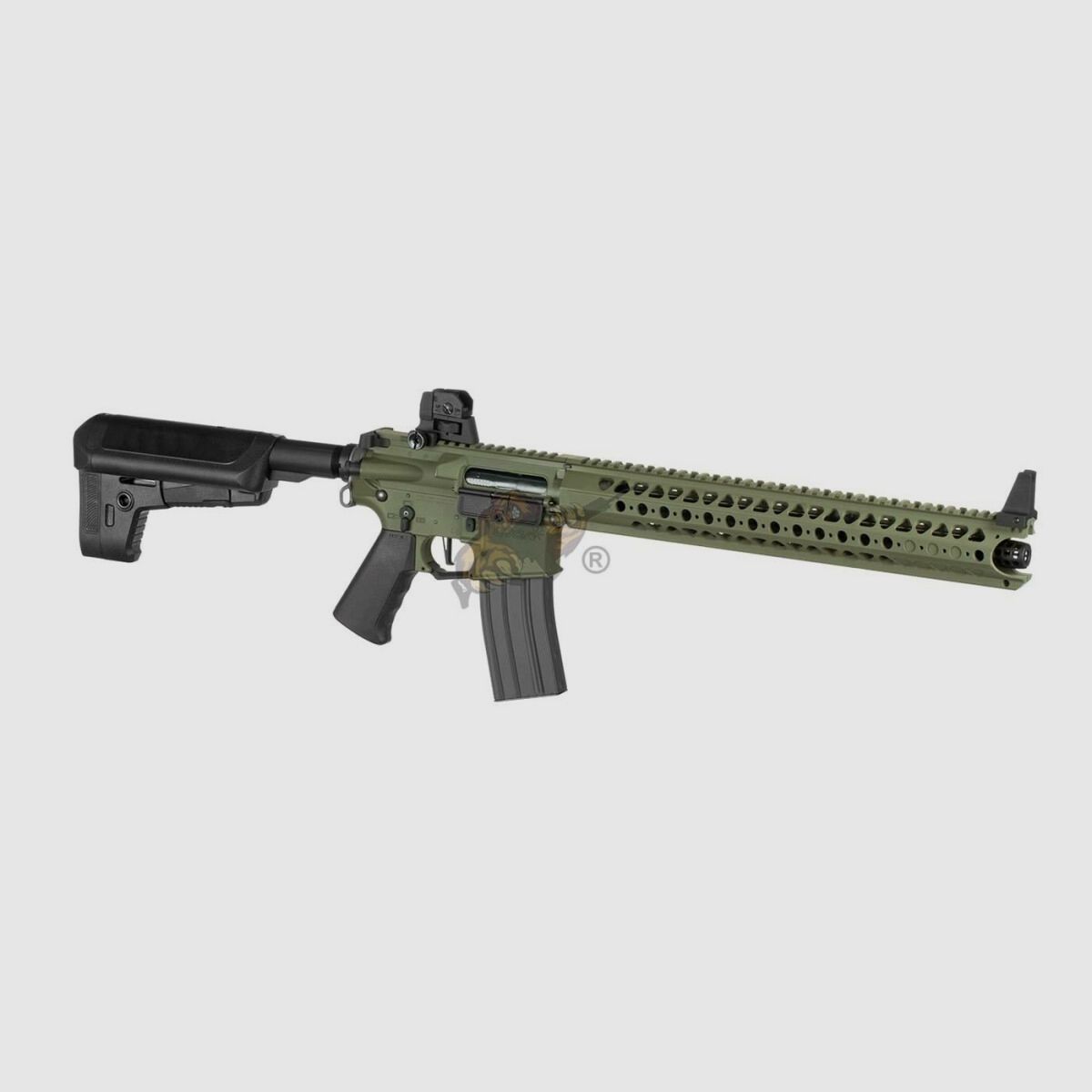 Warsport LVOA-C in Foliage Green Airsoft Free from 18 - S-AEG -F- (Krytac)