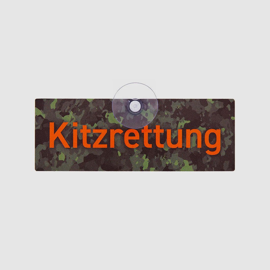 Autoschild mit Saugnapf "Kitzrettung" IV