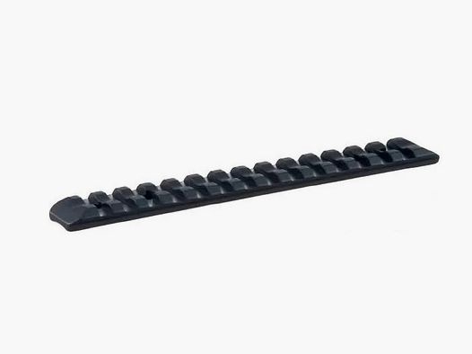 Riel de montaje Recknagel para Browning BAR I/II, BH6.5 Picatinny con ranuras transversales, aluminio, negro