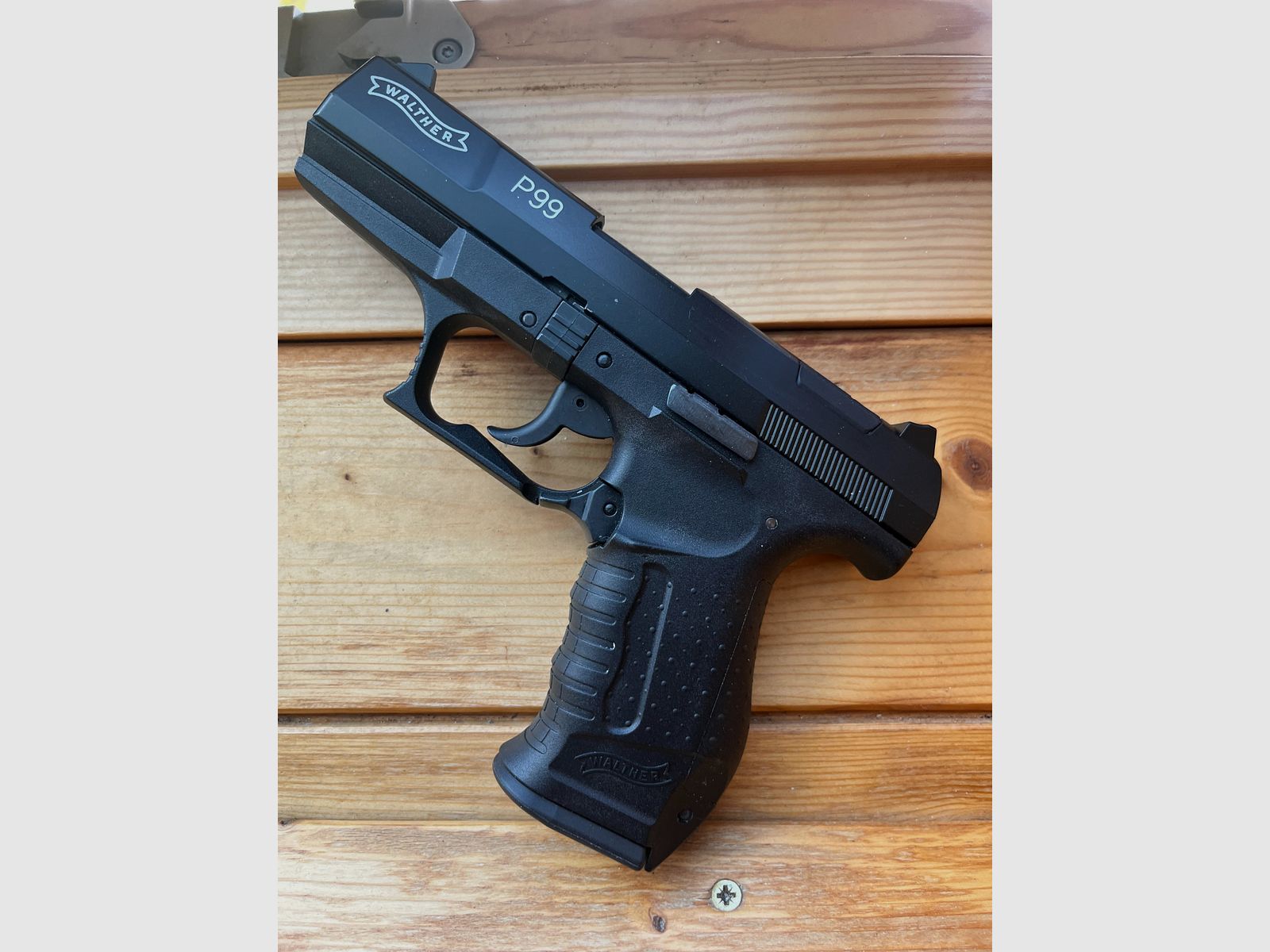 TOP Walther P99 cal.9mm Pak ca.3 Monate alt,unbenutzt,absolut neuwertig., Bild 1 von 8