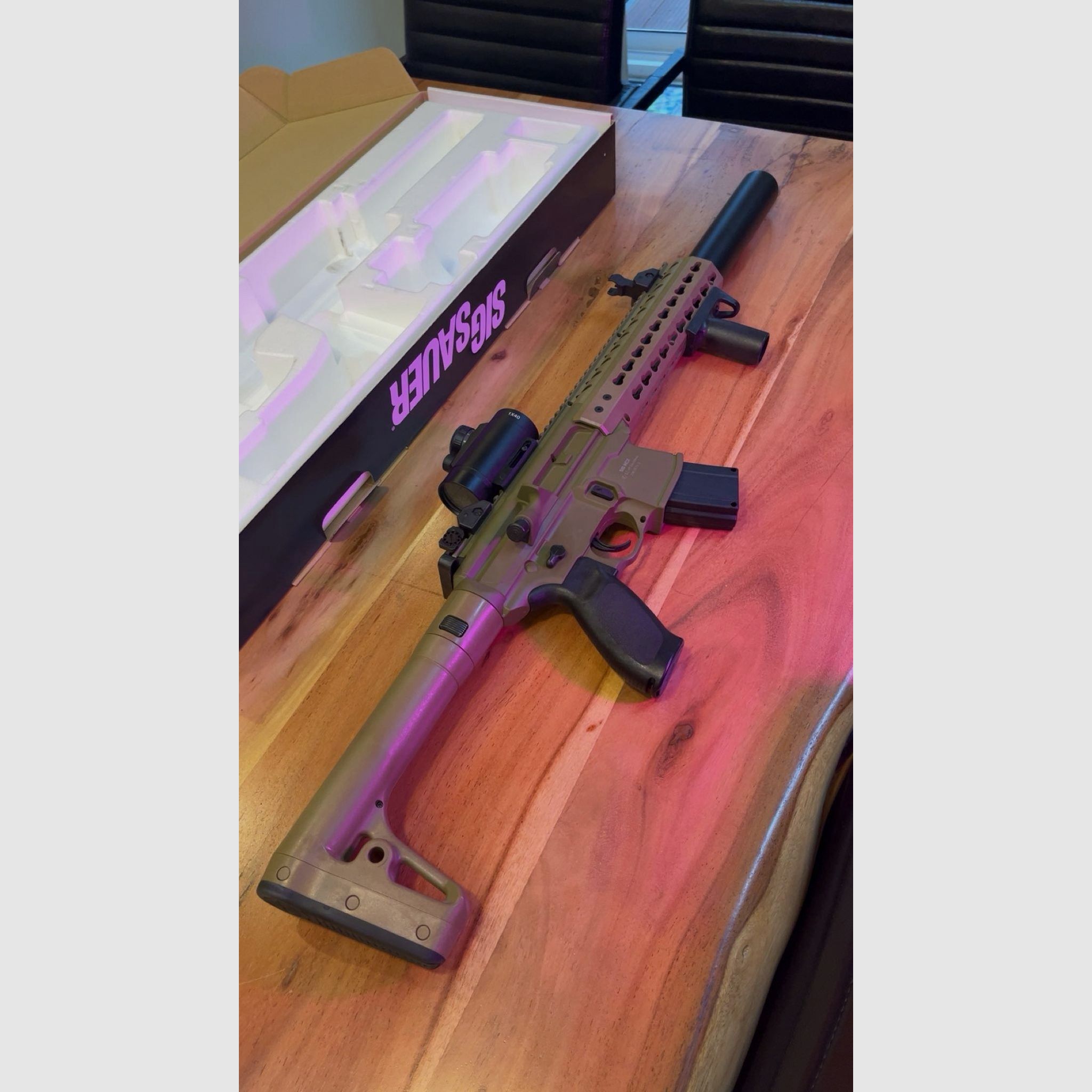 Sig Sauer MCX CO2 Gewehr 4,5 mm Diabolo – Gebraucht (Defekt) – Wie neu!