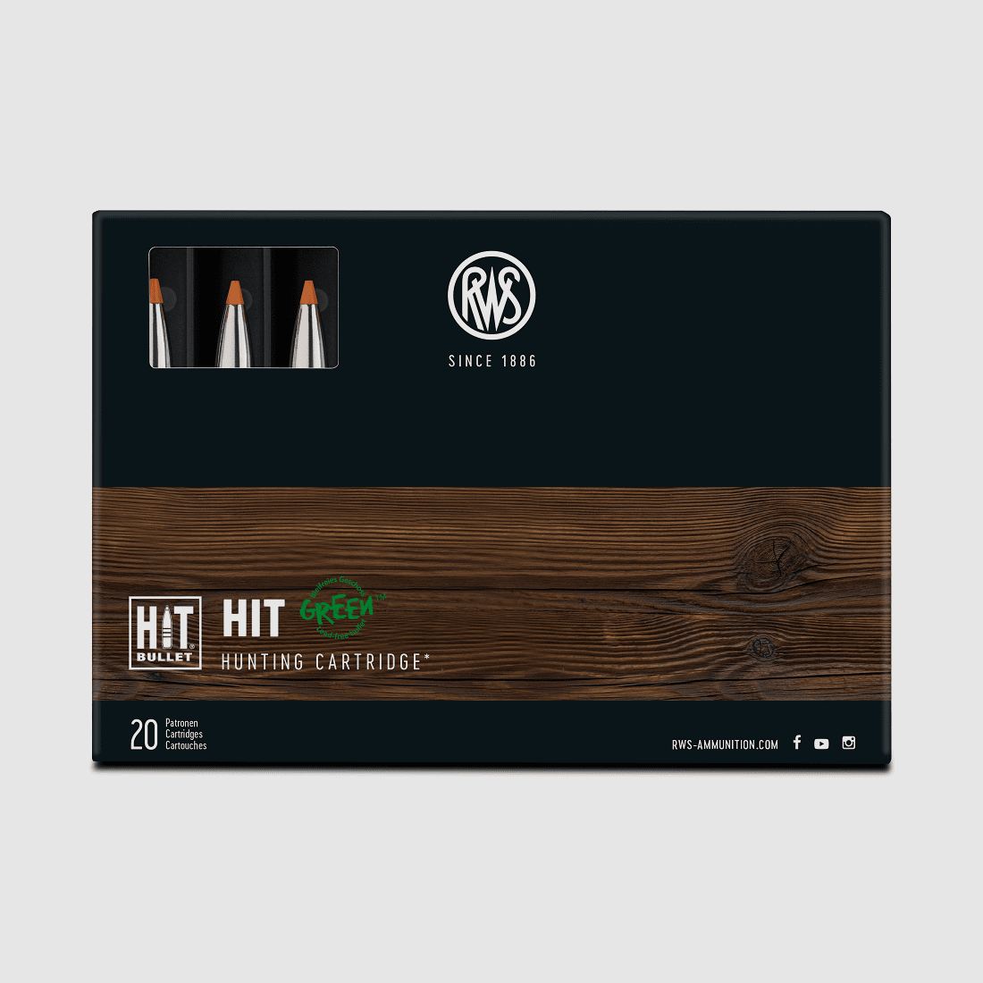 RWS 8x68 S HIT 160gr. - 20 pz