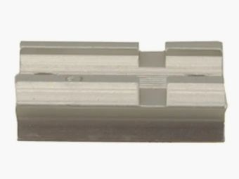Weaver Top-Mount Base #61 Ricevitore Piatto argento