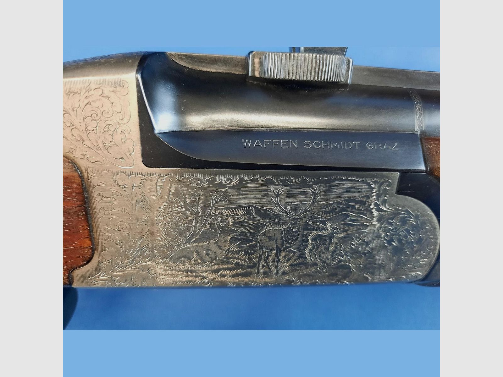 Bockbüchsflinte Antonio Zoli / Waffen Schmidt Graz Kal.16/70 und 6,5x57R mit Optik, Bild 3 von 7