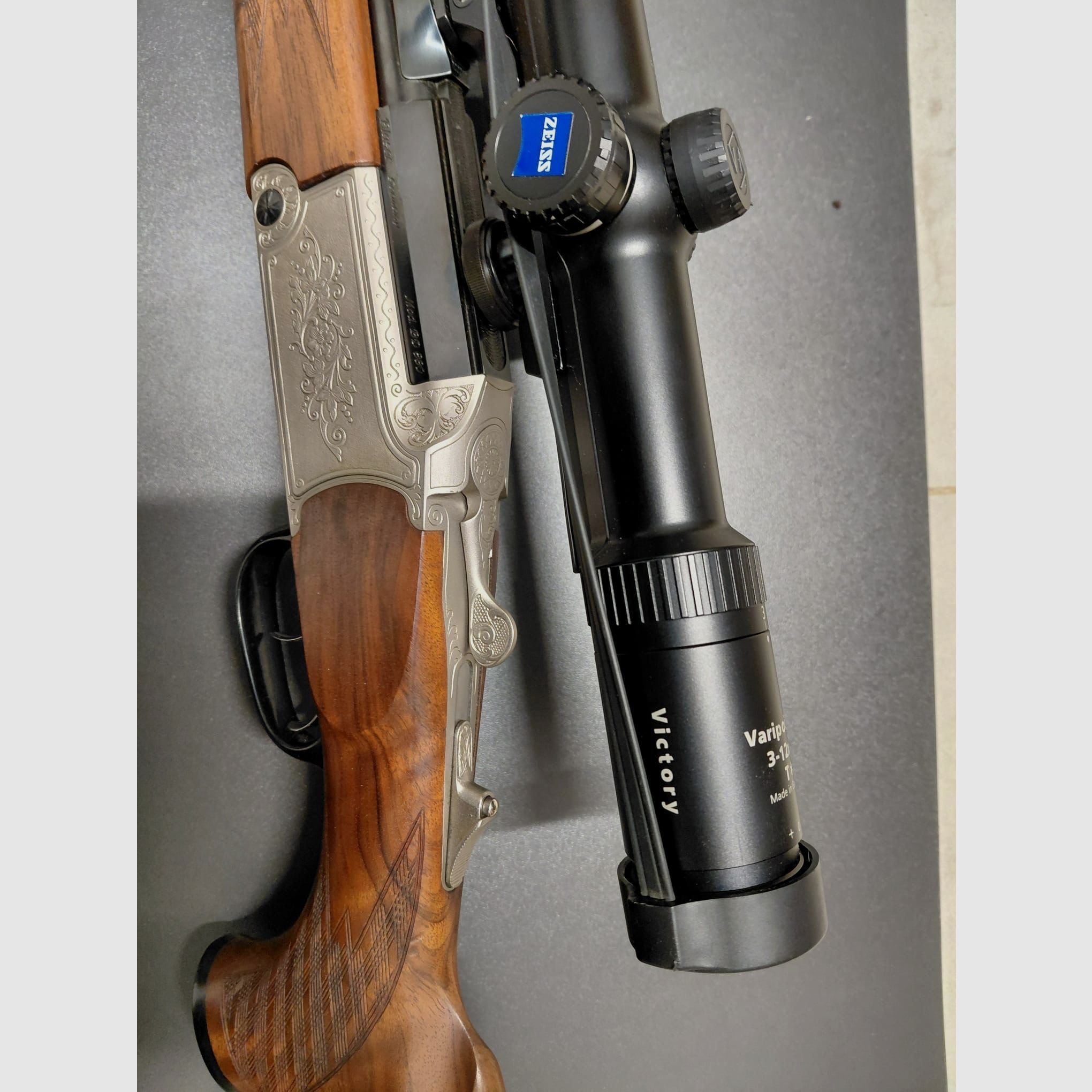 Bock drilling Blaser BD880 including Zeiss Victory Varipoint M 3-12x56 T* in excellent condition for sale