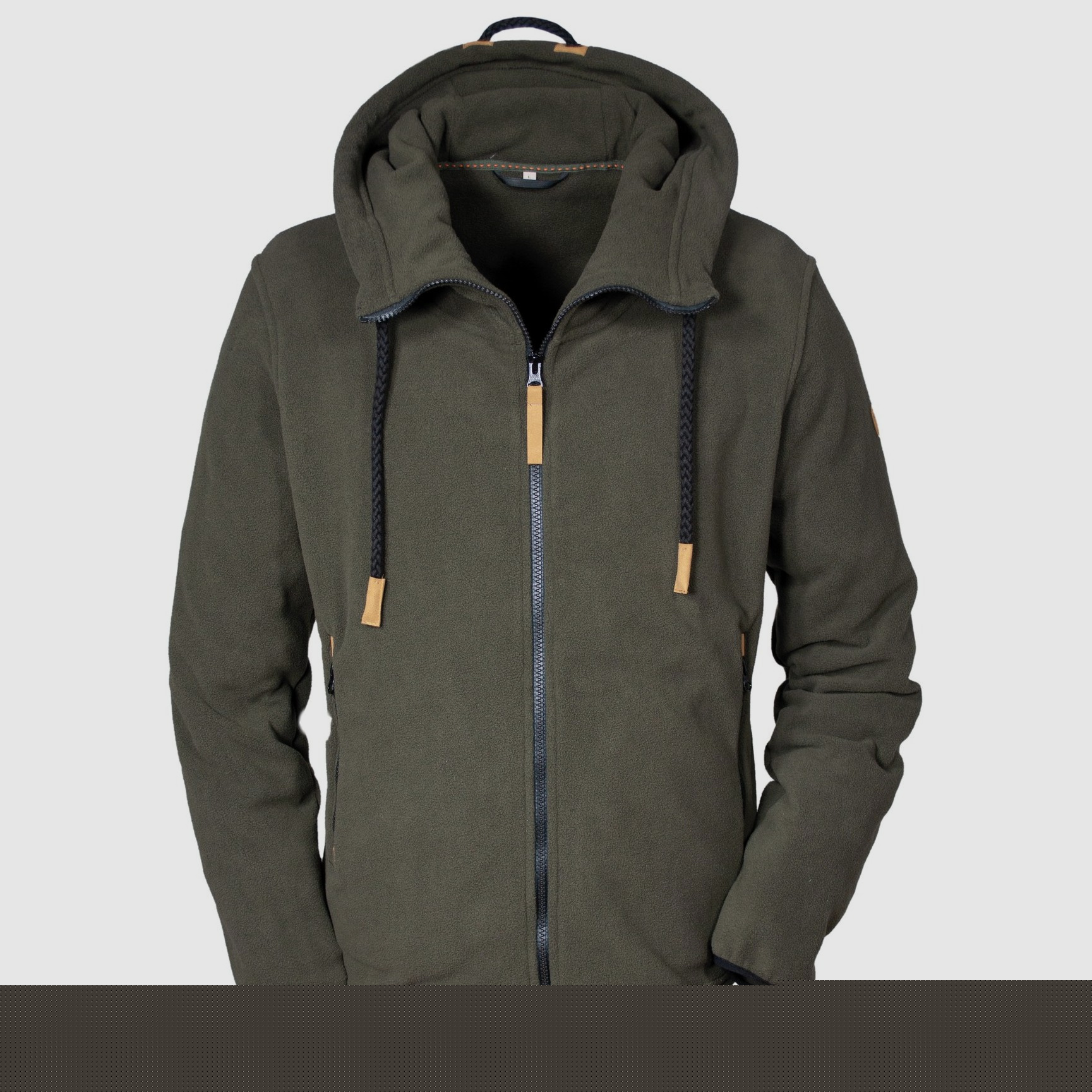 Hubertus Polowanie Hoody Zamek Fleece Kurtki Męskie