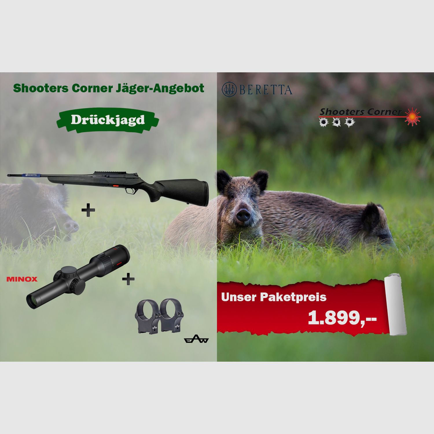 Beretta BRX1 Drückjagd-Paket Kal. .308 Win