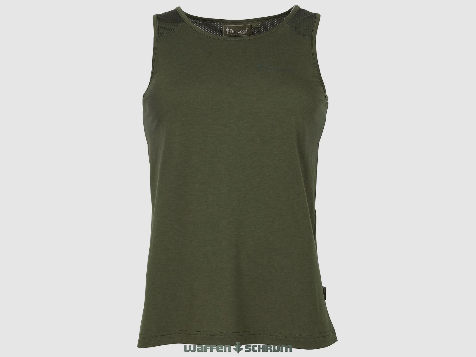 Pinewood Tank Top Finnveden Air Vent Moss Green
