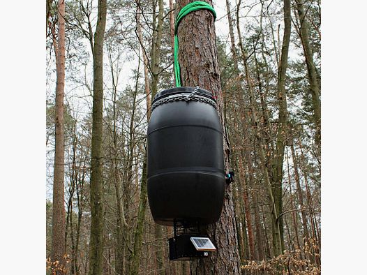 Kirrstation 220l mit AttraTec Kirrautomat