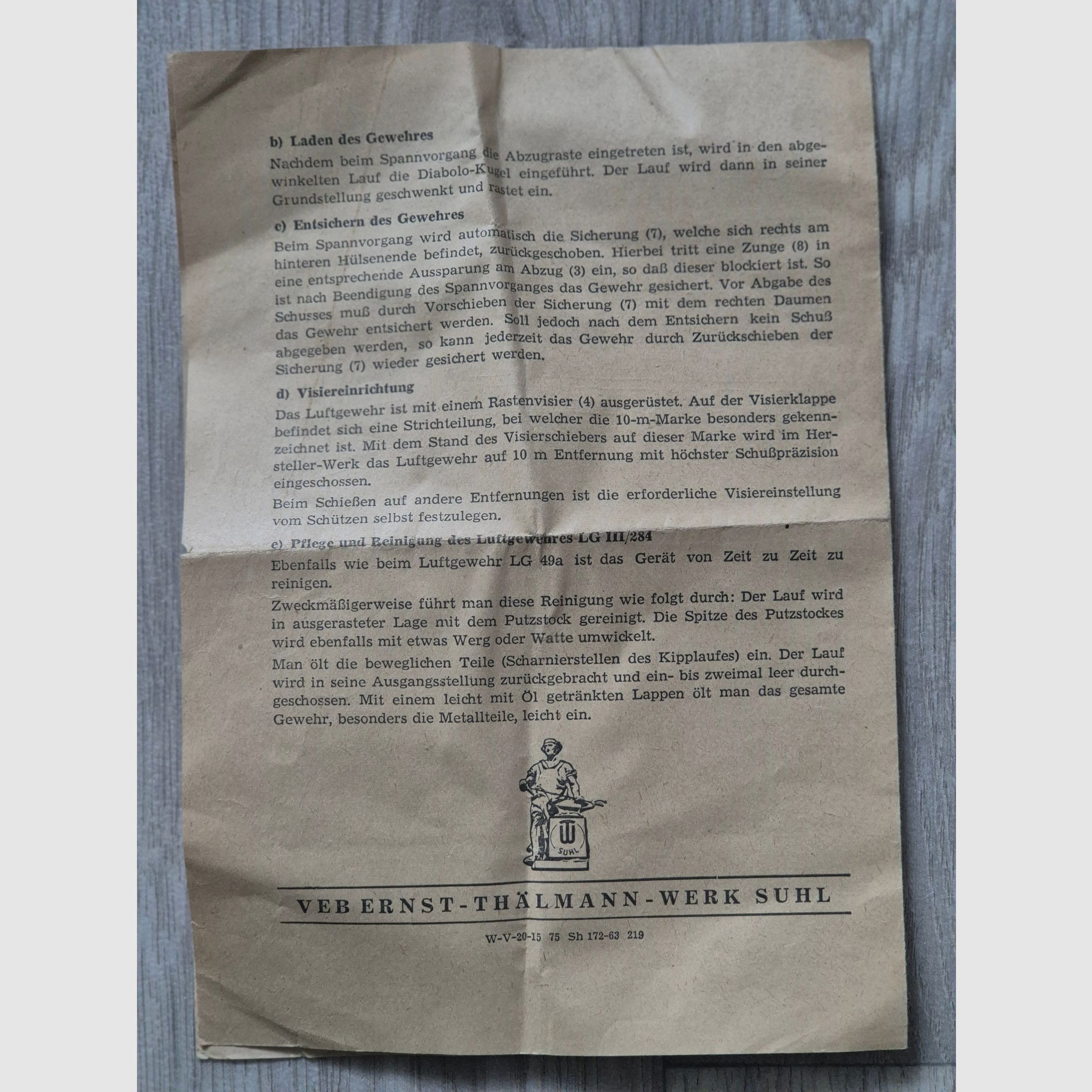 Luftgewehr Haenel 49a