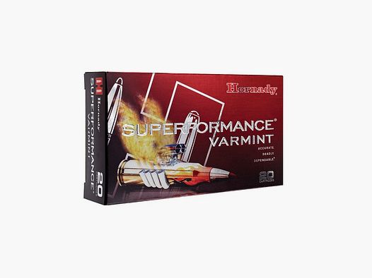 HORNADY 8316 SUPERFORMANCE VARMINT AMMO .222 REM 50GR V-MAX