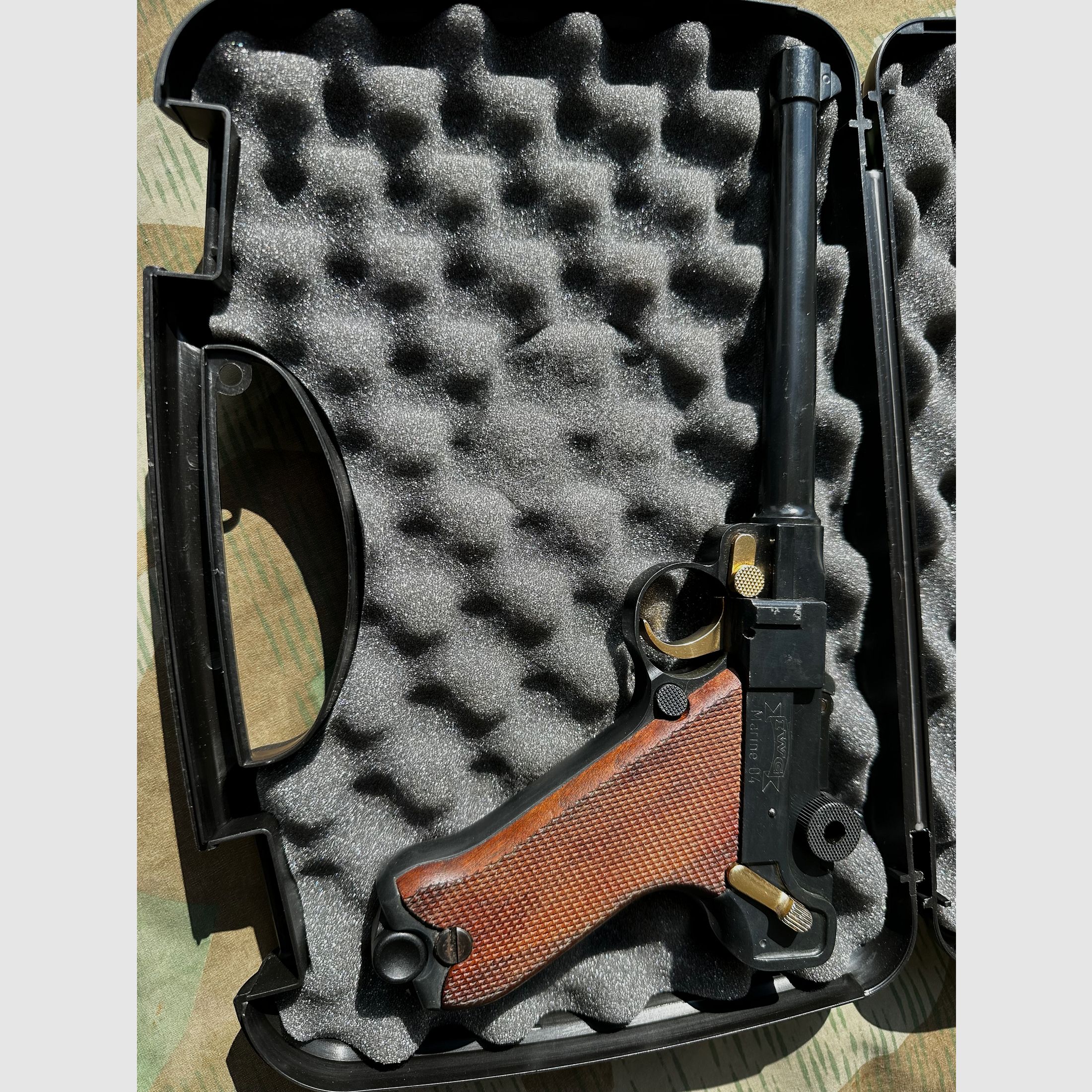 Luger 04 Marinepistole 1. Weltkrieg 8mm gas pistol, imagen 7 de 8