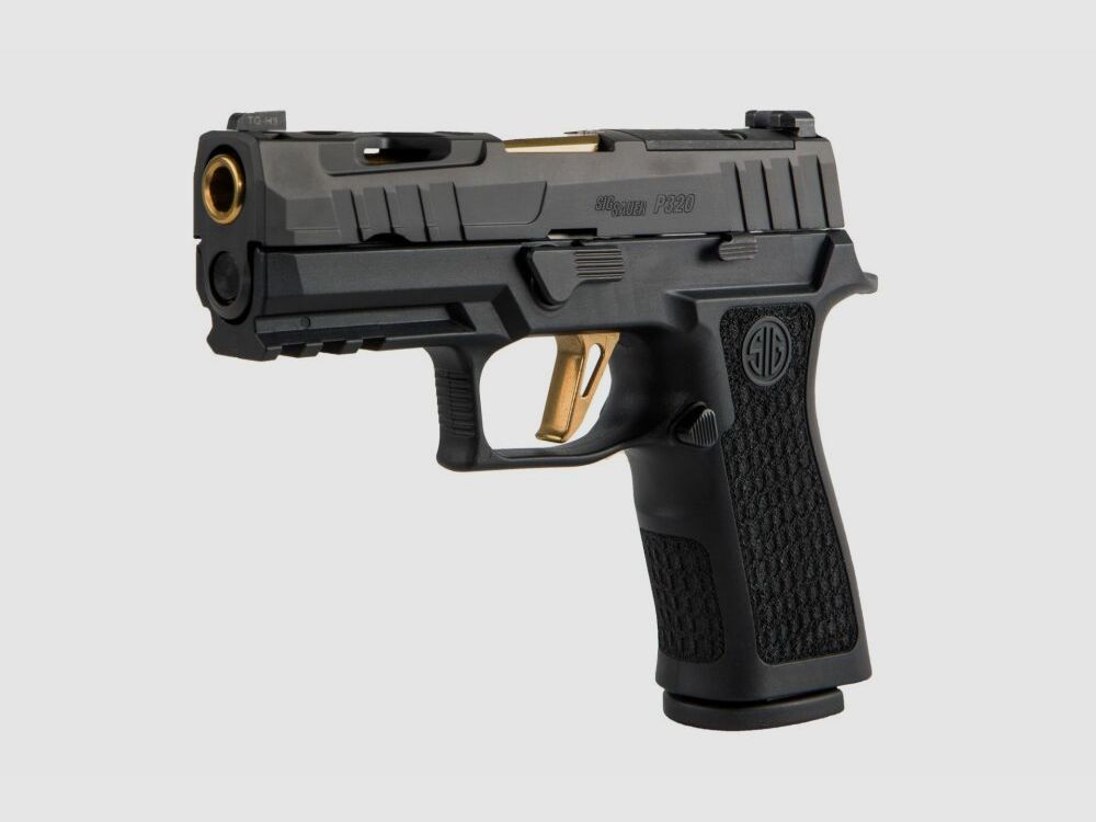 Sig Sauer SIG SAUER P320 XCarry Spectre Zwart-Goud + ROMEO-X PRO Rood Punt | 3 MOA - 9 mm Luger