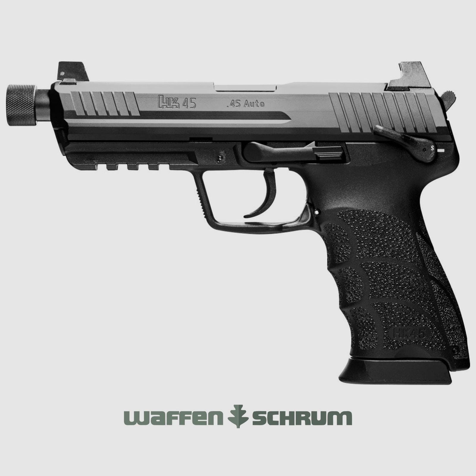 Heckler & Koch USP 45 Compact Tactical M16x1 / black polymer grip