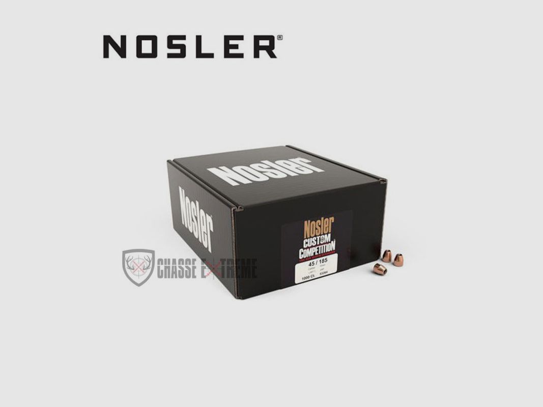 1000 Proiettili NOSLER Cal.45 185gr Jhp