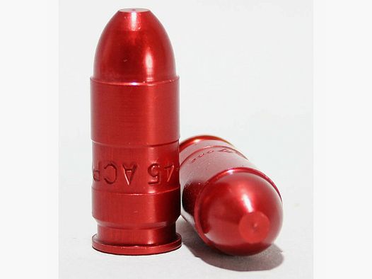 Waffenzubehör Pufferpatrone Alu Kal. 45 ACP 2 stck Pufferpatronen