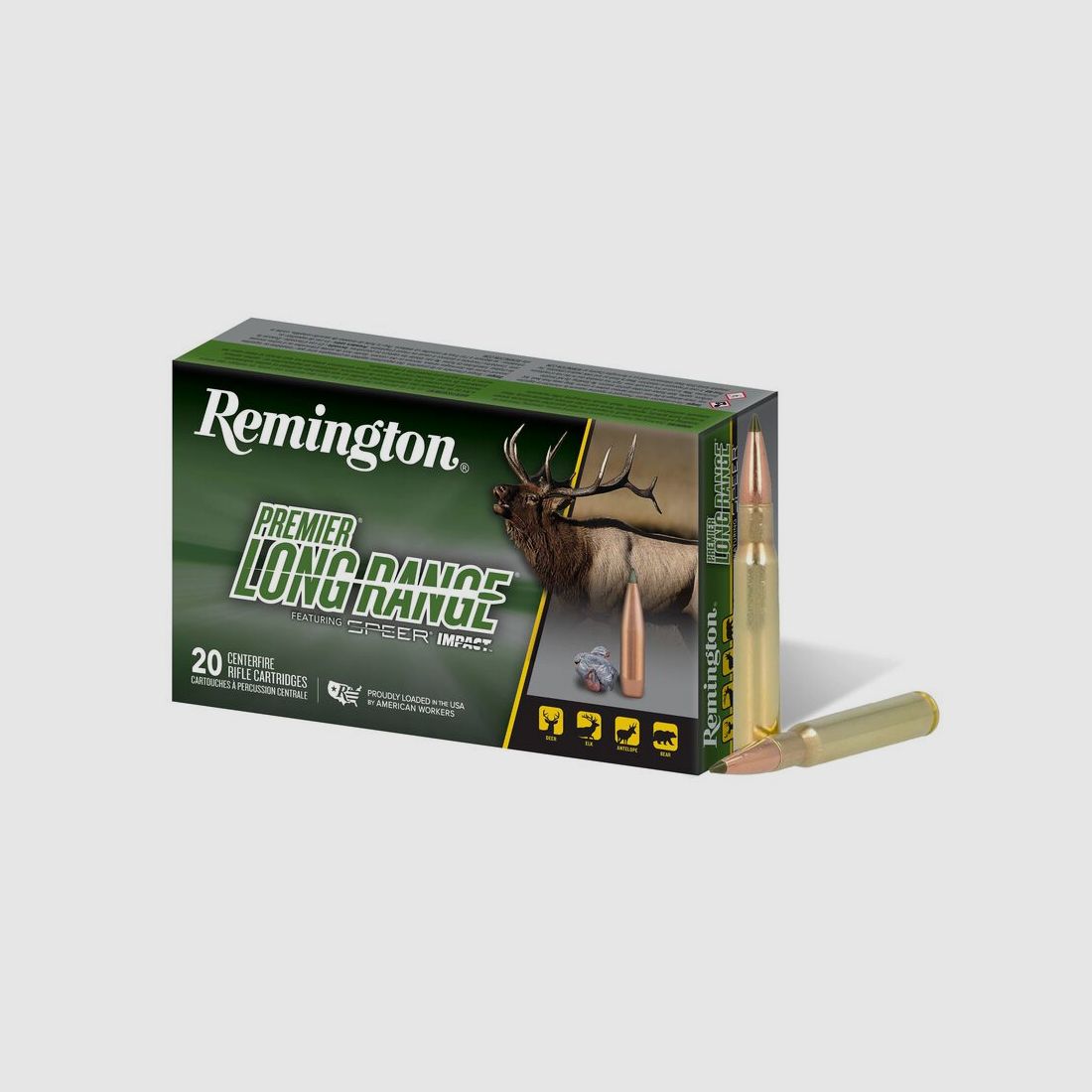 Remington Long Range .30-06 Sprg. 172GR Speer Impact 20 Patronen