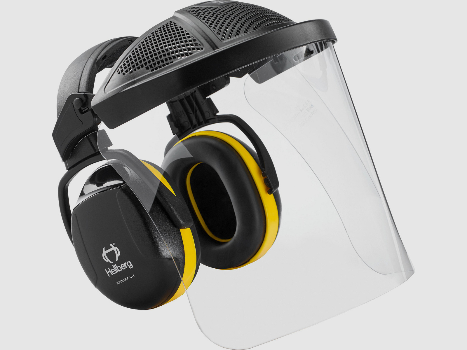 Hellberg combinaison de protection auditive et faciale Secure 2 en polycarbonate