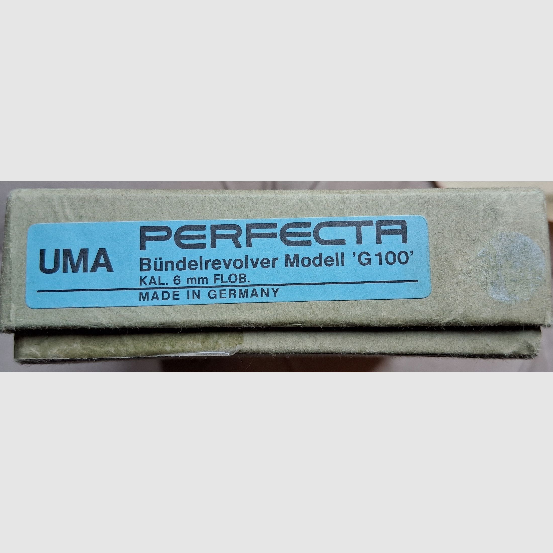 Pepperbox Perfecta G100 bundle revolver 6mm blank free from 18 tear gas gun