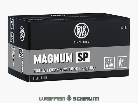 RWS Magnum SP 2,6g - 40gr .22WinMag