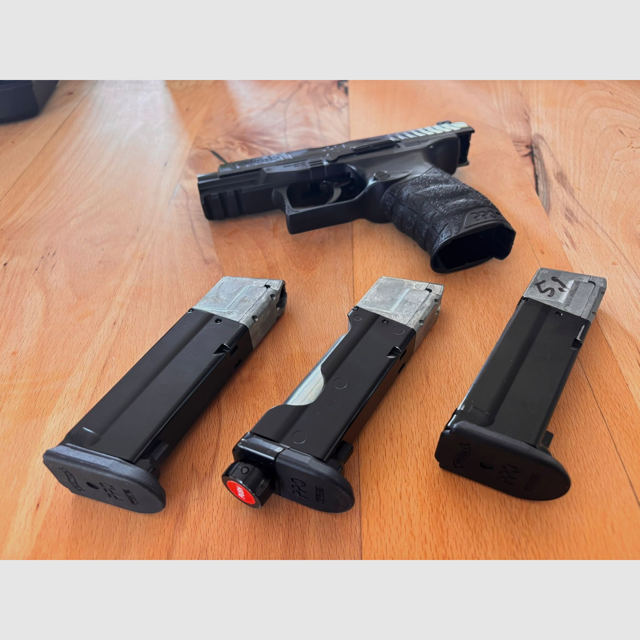 Walther PPQ M2 .43 Ram Waffe PowerSet met 3 magazines