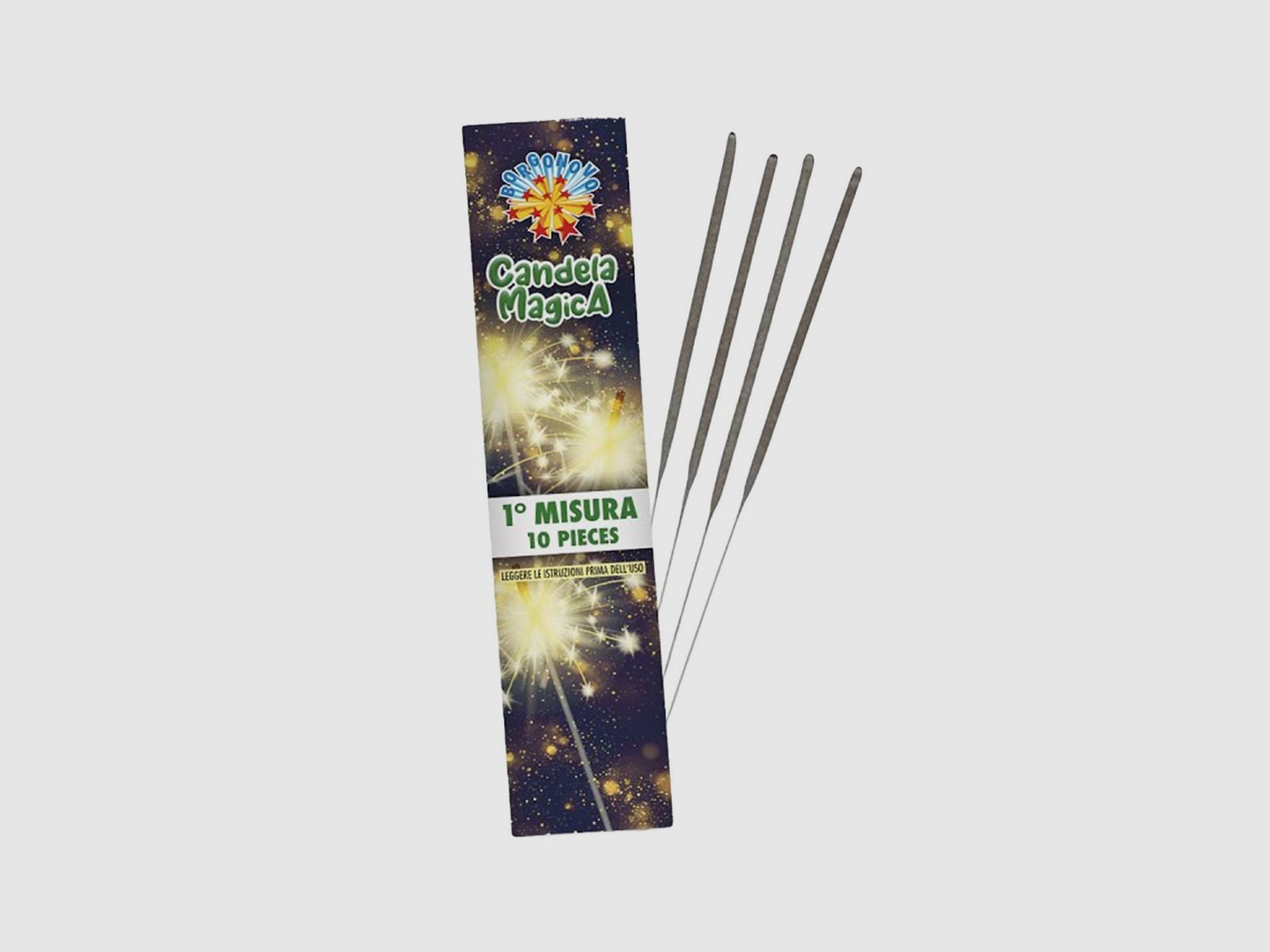 Scintille Candela Magica 1° Misura F1 V°D Packung mit 10 Stück