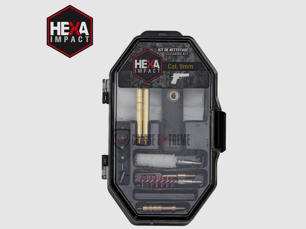 HEXA IMPACT Reinigungsset für Waffen 9MM-38SP-357MAG, Bild 1 von 3