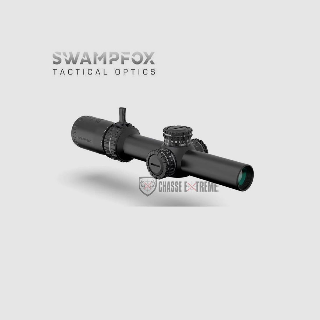 Zielfernrohr LPVO SWAMPFOX Arrowhead 1-6x24 SFP Rot MIL 30mm, Bild 3 von 4