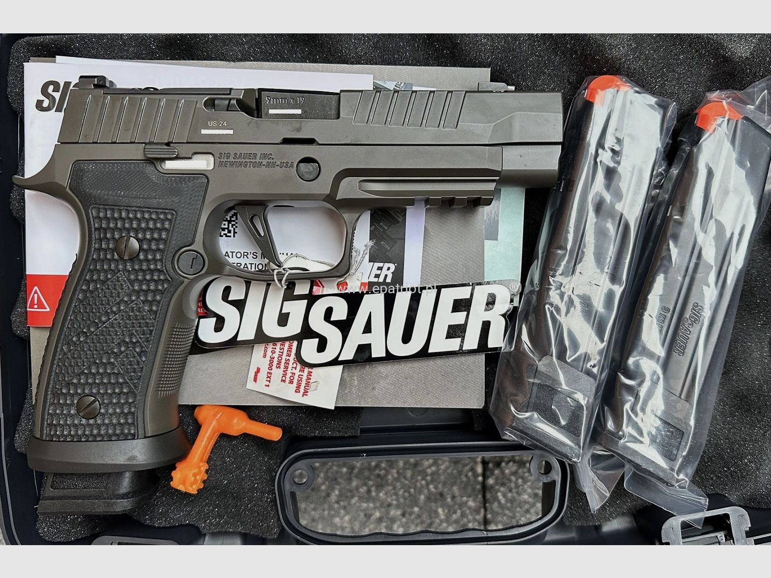 Sig Sauer P320 AXG LEGION pistol cal. 9x19mm, image 1 of 2