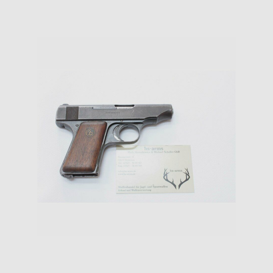 Opere tedesche Erfurt pistola Ortgies - Opere tedesche Erfurt