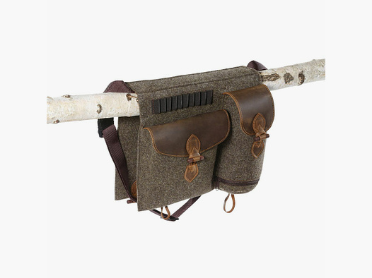 Fritzmann Ansitztasche Wollfilz mit Leder