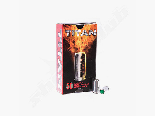 Perfecta Titan blank cartridges, cal. 9mm P.A.K. - 50 pcs.