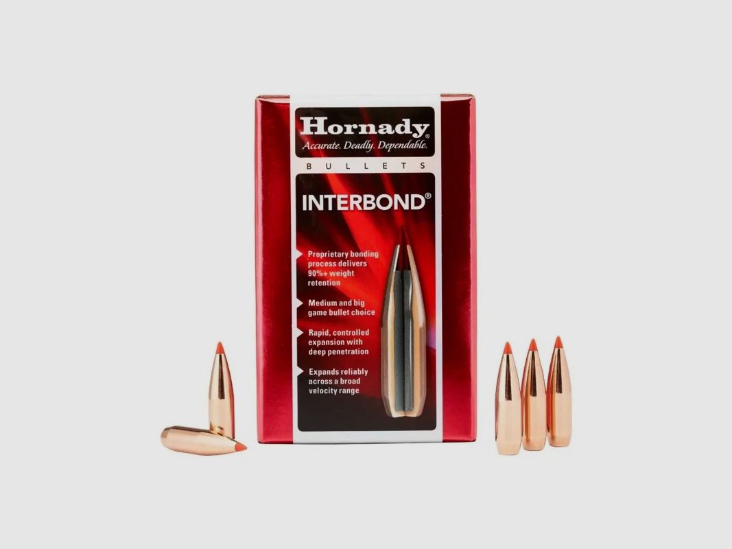HORNADY .338 INTERBOND 225GR proiettili, 100 pezzi