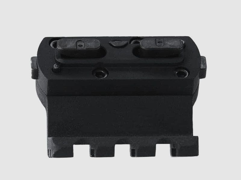 KDG Kinect M-LOK Offset Mount with Picatinny 3 Slots Black