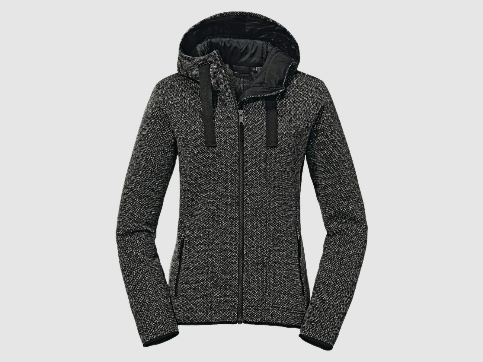 SCHÖFFEL Fleece Hoody Aurora L Schwarz