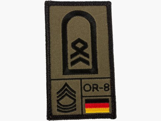 Café Viereck Café Viereck Rank Patch Stabsfeldwebel oliv