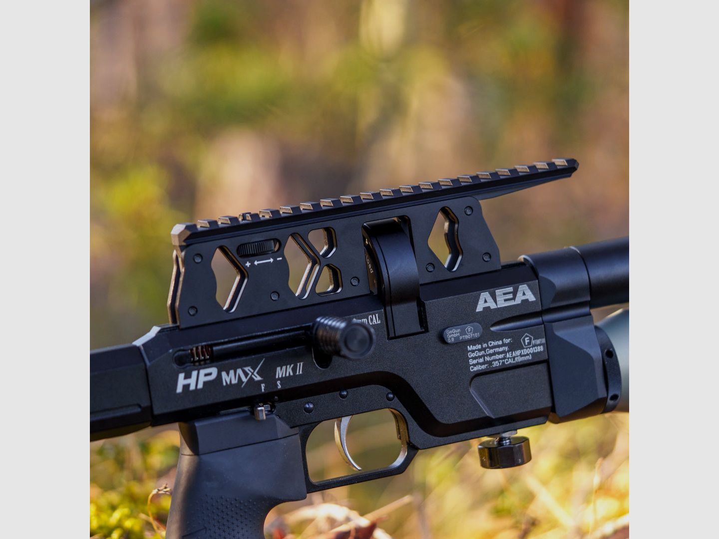 Picatinny Rail | adjustable | 11 to 21mm Picatinny | HP MAX 1 | HP MAX MK2 | up to 12 shots magazine