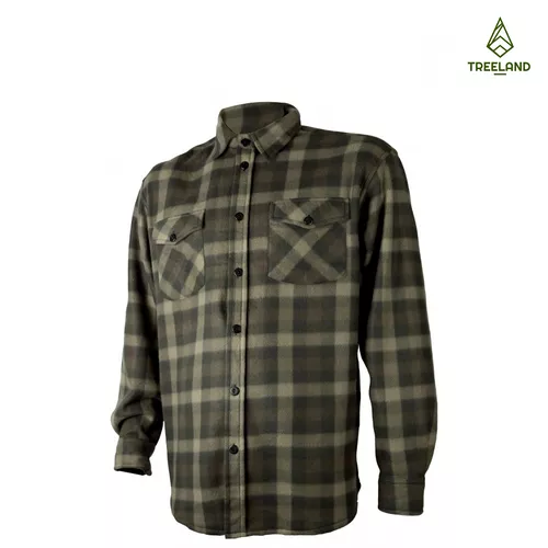 Camicia in pile a maniche lunghe Treeland