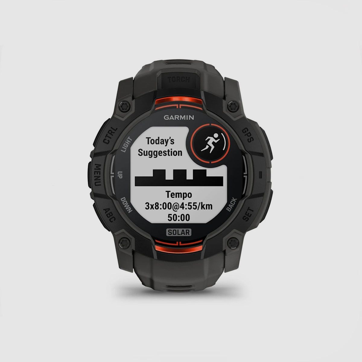 UHR – GARMIN – INSTINCT® 3 | 50MM | SOLAR | Schwarz mit Charcoal Silikonarmband, Bild 17 von 19