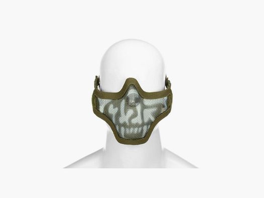 Invader Gear Steel Half Face Mask Death Head-OD