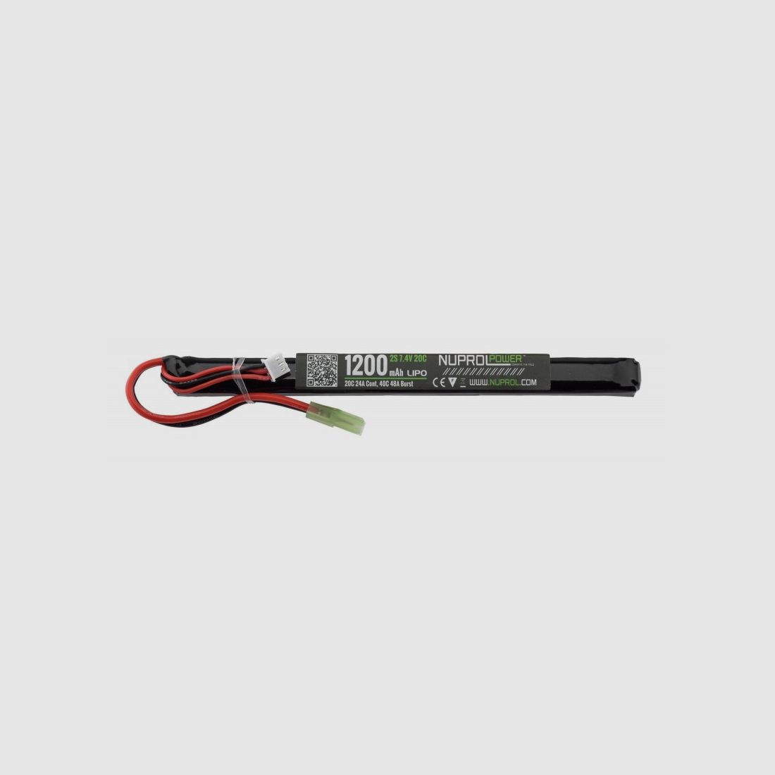 LiPo-Batterie 7,4 V 1200 mAh Slim Stick 20 C