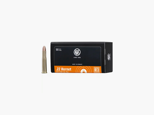 RWS .22 Hornet Match Chasse 3,0g 46gr 50pcs