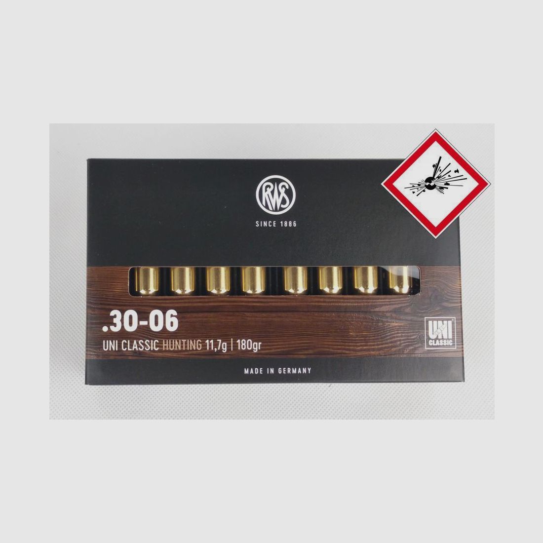RWS UNI Classic Jagdpatrone Kal. .30-06 180grs